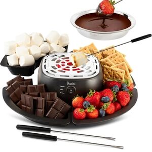 Electric Fondue Set - Black